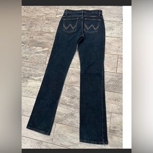 Wrangler Q-Baby Western Bootcut Boot Denim Jeans 1 / 2 x 36 Qbaby WRQ20DD Riding